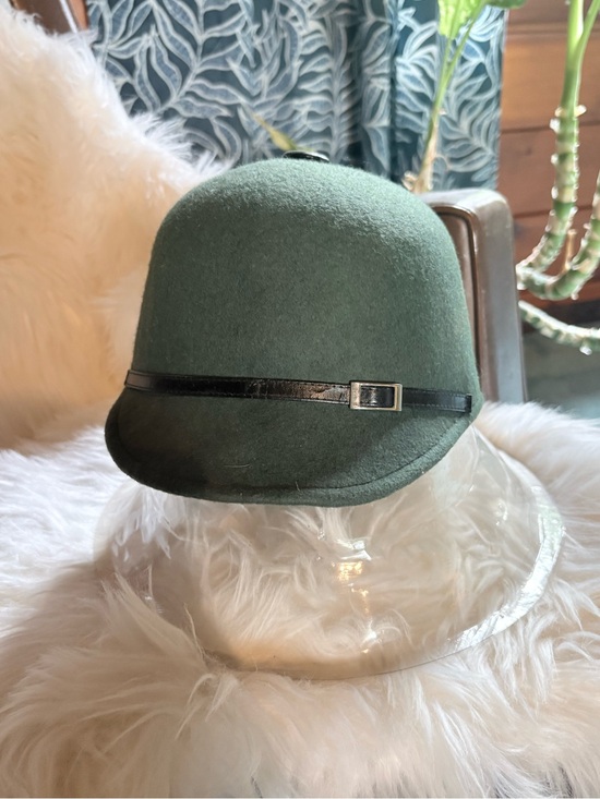 Cooperative Accessories - Cooperative Forest Green Felt Bowler with Leather Band